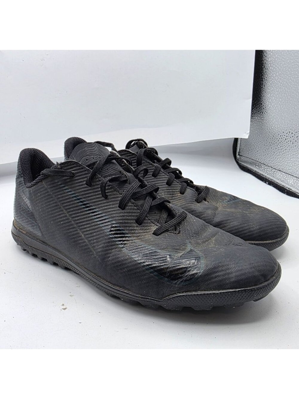 Nike Vapor 16 Club TF Mens Size 6 Black Deep Jungle Soccer Cleat FQ8446-002